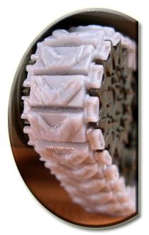 T 48 Worn Rubber Chevron